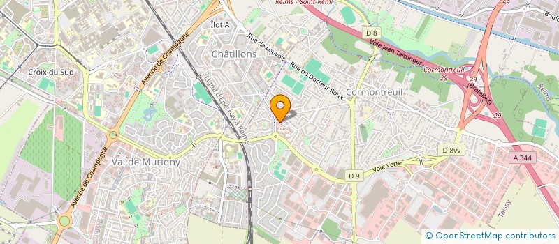 localisation de l'entreprise MADAME CYRIELLE BARRER  CORMONTREUIL