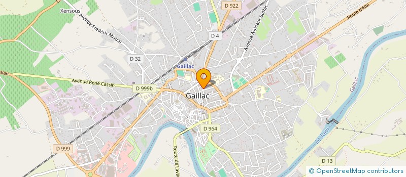 localisation de l'entreprise MADAME CYRIELLE BERTACCHI à GAILLAC