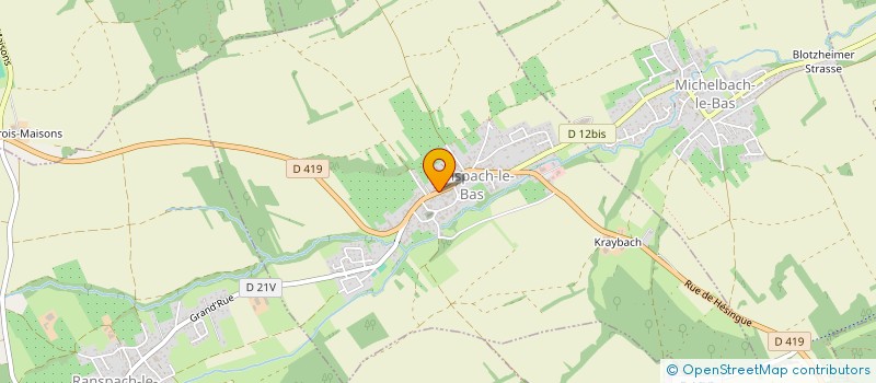 localisation de l'entreprise MADAME CYRIELLE BOUDON à RANSPACH-LE-BAS