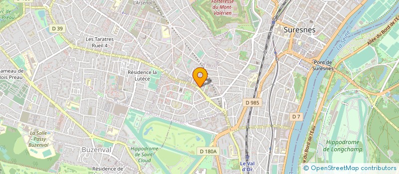 localisation de l'entreprise MADAME CYRIELLE BOURGEOIS à SURESNES
