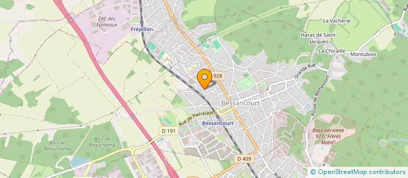 localisation de l'entreprise MADAME CYRIELLE BOUTANTIN  BESSANCOURT