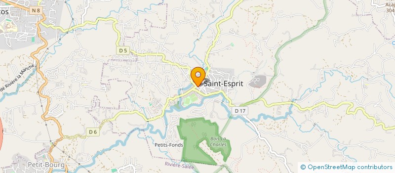 localisation de l'entreprise MADAME CYRIELLE BOUVILLE à SAINT-ESPRIT