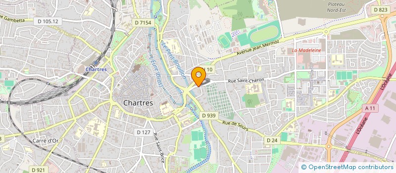 localisation de l'entreprise MADAME CYRIELLE BREAN à CHARTRES