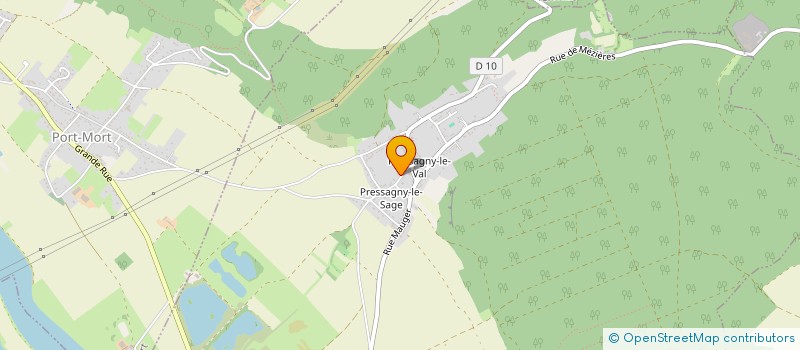 localisation de l'entreprise MADAME CYRIELLE BRILLAND  NOTRE-DAME-DE-L'ISLE