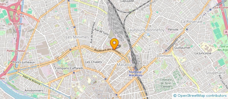 localisation de l'entreprise MADAME CYRIELLE BRUN  TOULOUSE