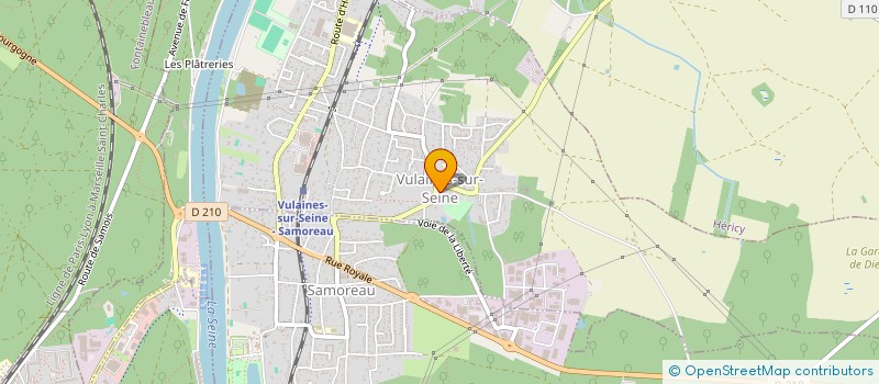 localisation de l'entreprise MADAME CYRIELLE CAMIER  VULAINES-SUR-SEINE