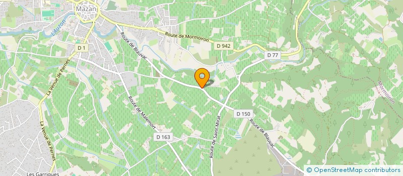 localisation de l'entreprise MADAME CYRIELLE CAMUS  MAZAN