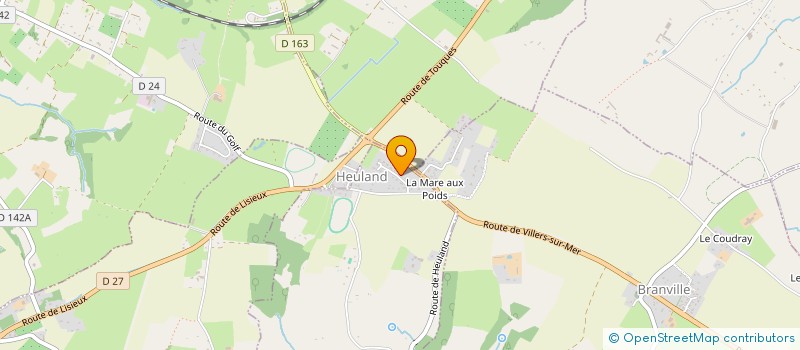 localisation de l'entreprise MADAME CYRIELLE CELCAL  HEULAND