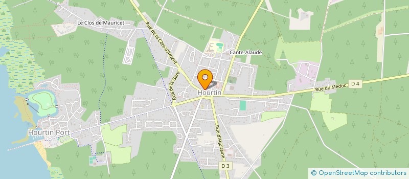 localisation de l'entreprise MADAME CYRIELLE CHARDON  HOURTIN