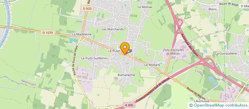 localisation de l'entreprise MADAME CYRIELLE CHATELET à REPLONGES