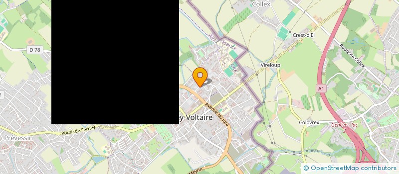 localisation de l'entreprise MADAME CYRIELLE CHENG à FERNEY-VOLTAIRE