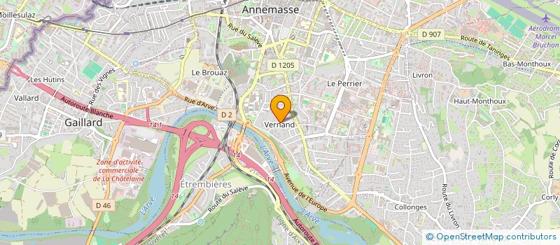 localisation de l'entreprise MADAME CYRIELLE CHOMARAT  ANNEMASSE