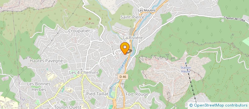 localisation de l'entreprise MADAME CYRIELLE COLAS  TOULON