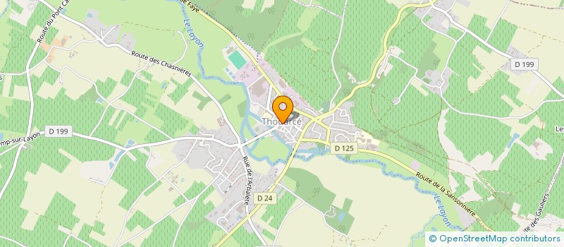 localisation de l'entreprise MADAME CYRIELLE CORABOEUF  BELLEVIGNE-EN-LAYON