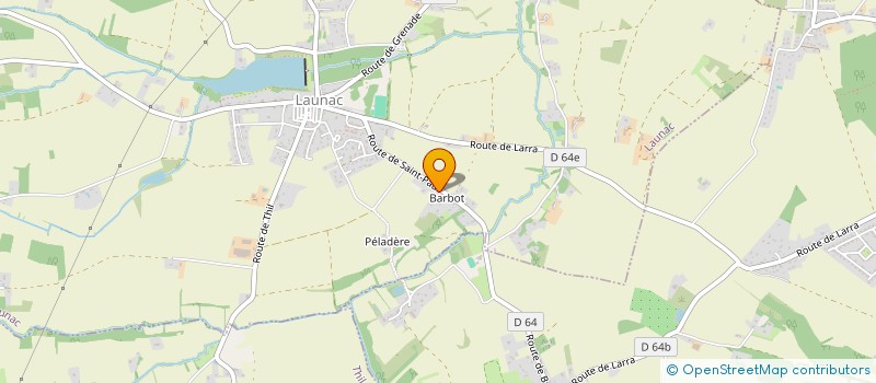 localisation de l'entreprise MADAME CYRIELLE CORRAL  LAUNAC