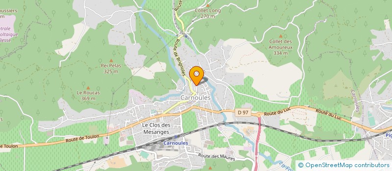 localisation de l'entreprise MADAME CYRIELLE CRETON  SAINT-MARTIN-D'URIAGE