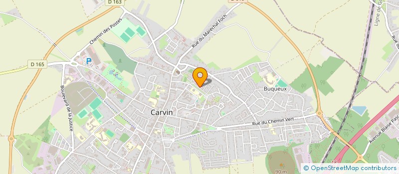 localisation de l'entreprise MADAME CYRIELLE DEGARDIN  CARVIN