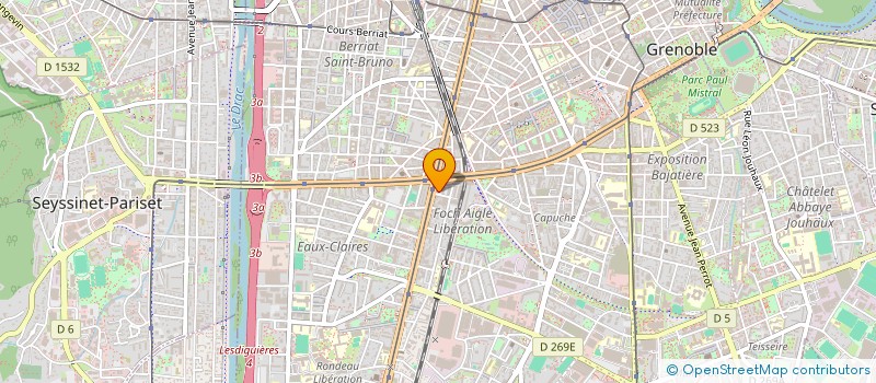 localisation de l'entreprise MADAME CYRIELLE DEMEURE à GRENOBLE