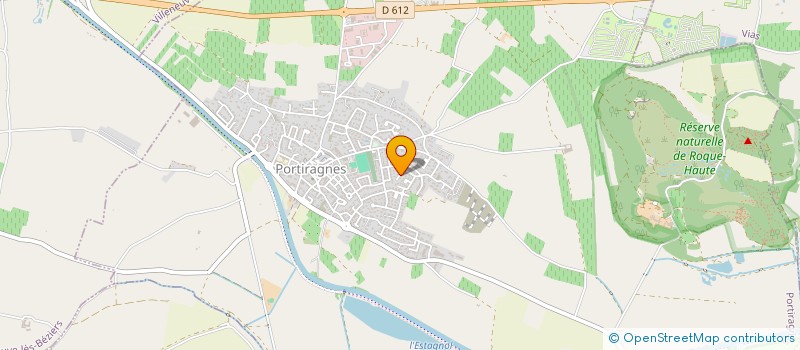 localisation de l'entreprise MADAME CYRIELLE DETAVERNIER  PORTIRAGNES