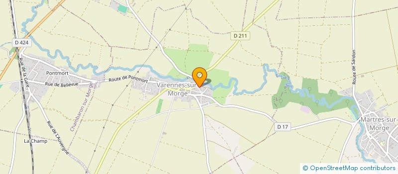 localisation de l'entreprise MADAME CYRIELLE DIJOUX  VARENNES-SUR-MORGE