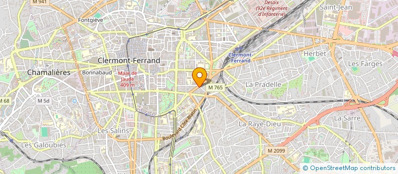 localisation de l'entreprise MADAME CYRIELLE DOS REIS  CLERMONT-FERRAND