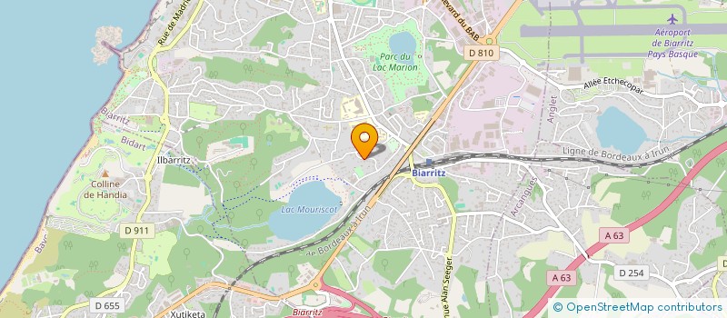 localisation de l'entreprise MADAME CYRIELLE DUFAU à BIARRITZ