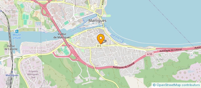 localisation de l'entreprise MADAME CYRIELLE DUHAMEL  MARTIGUES