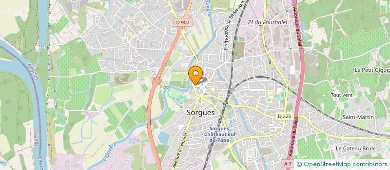 localisation de l'entreprise MADAME CYRIELLE DUPEYRE à SORGUES