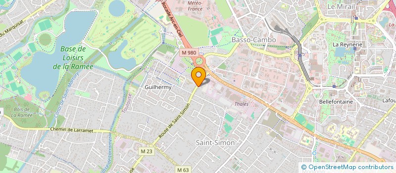 localisation de l'entreprise MADAME CYRIELLE FAURE à TOULOUSE