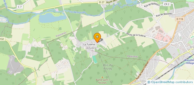 localisation de l'entreprise MADAME CYRIELLE FERREIRA  BREUILLET