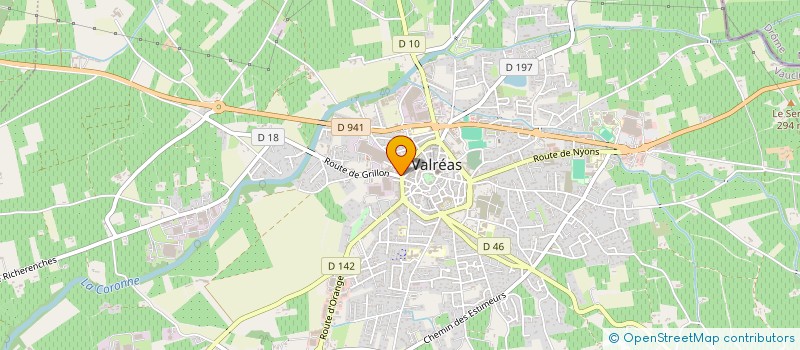 localisation de l'entreprise MADAME CYRIELLE FERRIER à VALREAS