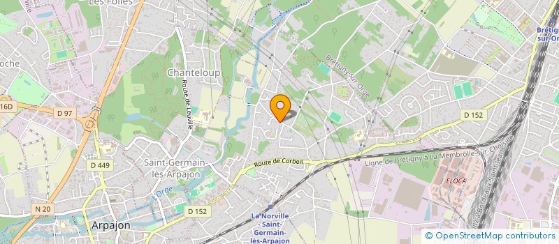 localisation de l'entreprise MADAME CYRIELLE FIAULT à SAINT-GERMAIN-LES-ARPAJON