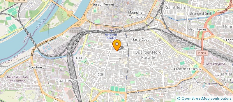 localisation de l'entreprise MADAME CYRIELLE FUSS  AVIGNON