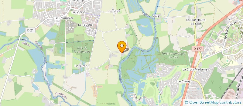 localisation de l'entreprise MADAME CYRIELLE GIRAUD  CHAVAGNE