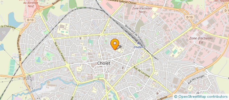 localisation de l'entreprise MADAME CYRIELLE GONET à CHOLET