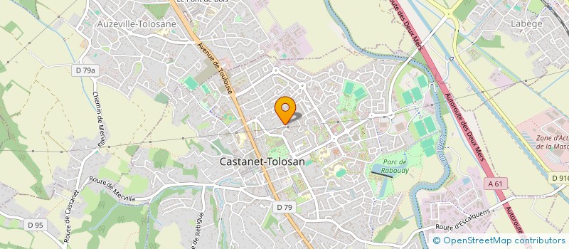 localisation de l'entreprise MADAME CYRIELLE GRANDI à CASTANET-TOLOSAN