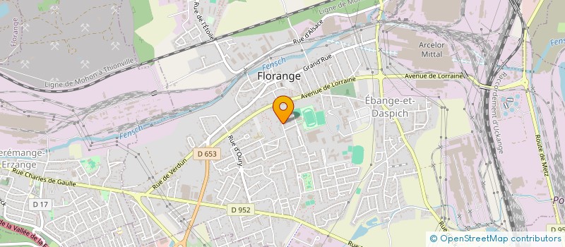 localisation de l'entreprise MADAME CYRIELLE HYM à FLORANGE