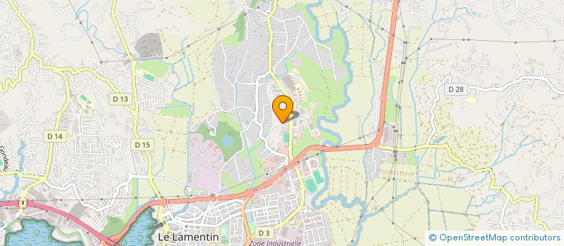 localisation de l'entreprise MADAME CYRIELLE JOSEPH  LE LAMENTIN