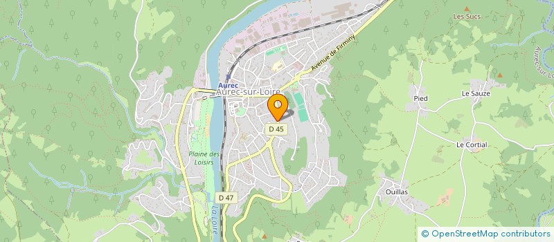 localisation de l'entreprise MADAME CYRIELLE JOURGET à AUREC-SUR-LOIRE