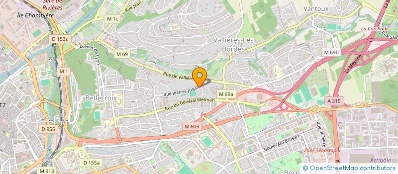 localisation de l'entreprise MADAME CYRIELLE KELLER  METZ