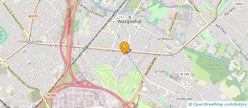 localisation de l'entreprise MADAME CYRIELLE LAMAIRE  WASQUEHAL