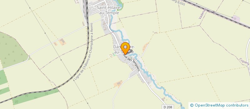 localisation de l'entreprise MADAME CYRIELLE LANDIS  DAMPIERRE-AU-TEMPLE