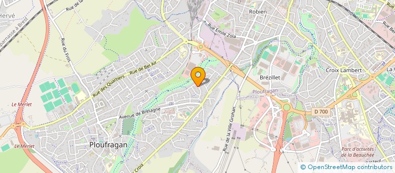 localisation de l'entreprise MADAME CYRIELLE LE GALLOU  PLOUFRAGAN