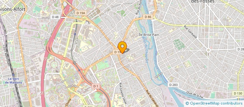 localisation de l'entreprise MADAME CYRIELLE LECLERE à CRETEIL