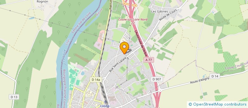 localisation de l'entreprise MADAME CYRIELLE LOUAT à COSNE-COURS-SUR-LOIRE