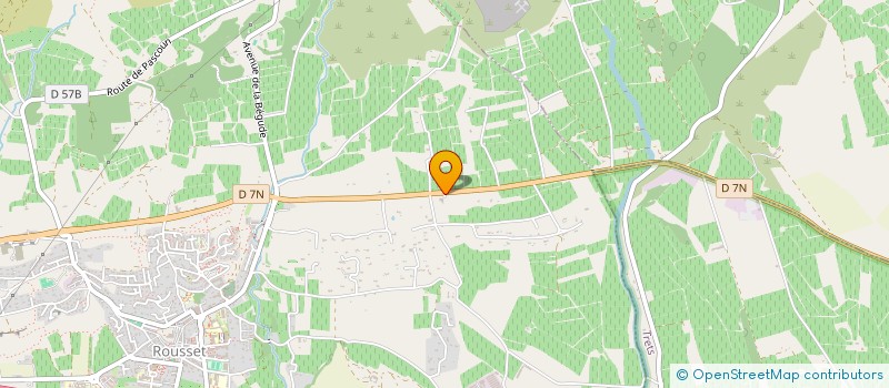 localisation de l'entreprise MADAME CYRIELLE MATHONNET  ROUSSET