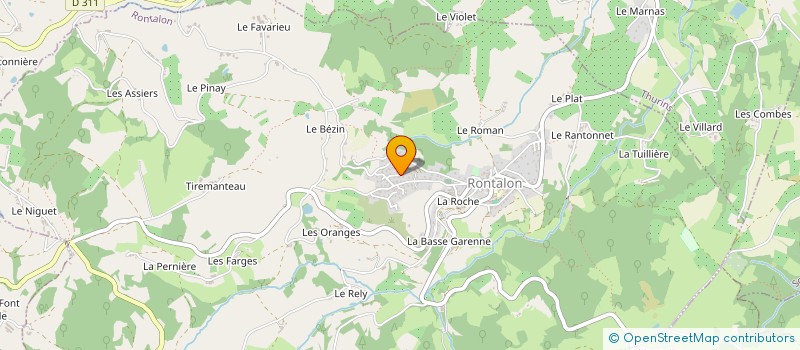 localisation de l'entreprise MADAME CYRIELLE MILLOTTE  RONTALON