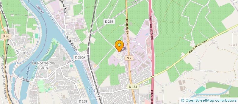 localisation de l'entreprise MADAME CYRIELLE MONNAUD  PONT-DE-L'ISERE