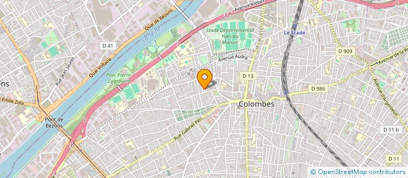 localisation de l'entreprise MADAME CYRIELLE MORAVANSKY à COLOMBES