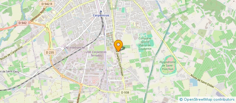 localisation de l'entreprise MADAME CYRIELLE MYRIAM EBER  MONTEUX